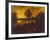 The Thames from Richmond Hill-Joshua Reynolds-Framed Giclee Print