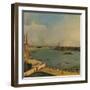 'The Thames from Richmond House', 1746-Canaletto-Framed Giclee Print