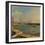 'The Thames from Richmond House', 1746-Canaletto-Framed Giclee Print