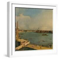 'The Thames from Richmond House', 1746-Canaletto-Framed Giclee Print
