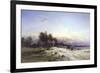 The Thames Frozen, Evening, Sonning, c.1852-George Williams-Framed Giclee Print