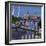 The Thames, Hungerford Bridge, Westminster Palace, London Eye, Big Ben-Rainer Mirau-Framed Photographic Print