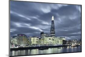 The Thames in Southwark with City Hall, More London Riverside, London, England, UK-Alex Robinson-Mounted Photographic Print