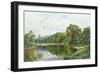 The Thames Near Henley-Henry Parker-Framed Giclee Print