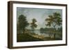 The Thames near Marble Hill, Twickenham-Richard Wilson-Framed Giclee Print