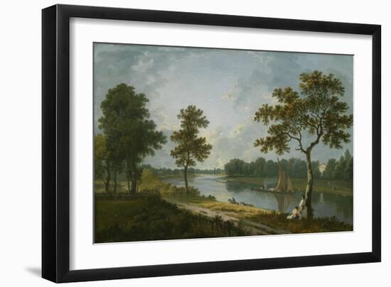 The Thames near Marble Hill, Twickenham-Richard Wilson-Framed Giclee Print