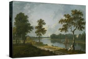 The Thames near Marble Hill, Twickenham-Richard Wilson-Stretched Canvas