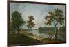 The Thames near Marble Hill, Twickenham-Richard Wilson-Framed Giclee Print