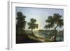 The Thames near Marble Hill, Twickenham-Richard Wilson-Framed Giclee Print