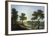 The Thames near Marble Hill, Twickenham-Richard Wilson-Framed Giclee Print