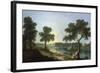 The Thames near Marble Hill, Twickenham-Richard Wilson-Framed Giclee Print