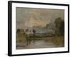 The Thames Near Windsor-J. M. W. Turner-Framed Giclee Print