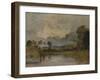 The Thames Near Windsor-J. M. W. Turner-Framed Giclee Print