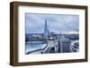 The Thames River and the Shard (Renzo Piano Architect) from the Monument-Massimo Borchi-Framed Photographic Print