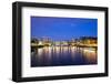 The Thames River from the Millennium Bridge-Massimo Borchi-Framed Photographic Print