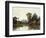 The Thames River with a View onto Windsor Castle-Karl Heffner-Framed Giclee Print