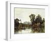 The Thames River with a View onto Windsor Castle-Karl Heffner-Framed Giclee Print