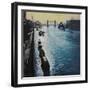 The Thames - Summer Morning-John Erskine-Framed Giclee Print