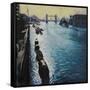 The Thames - Summer Morning-John Erskine-Framed Stretched Canvas