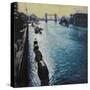 The Thames - Summer Morning-John Erskine-Stretched Canvas