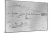 'The Thames Towards Erith', c1877-James Abbott McNeill Whistler-Mounted Giclee Print