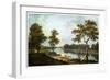 The Thames, Twickenham, C1762-Richard Wilson-Framed Giclee Print