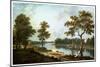 The Thames, Twickenham, C1762-Richard Wilson-Mounted Giclee Print