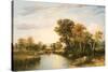 The Thames Valley, 1823-Thomas Miles Richardson-Stretched Canvas