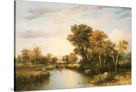 The Thames Valley, 1823-Thomas Miles Richardson-Stretched Canvas