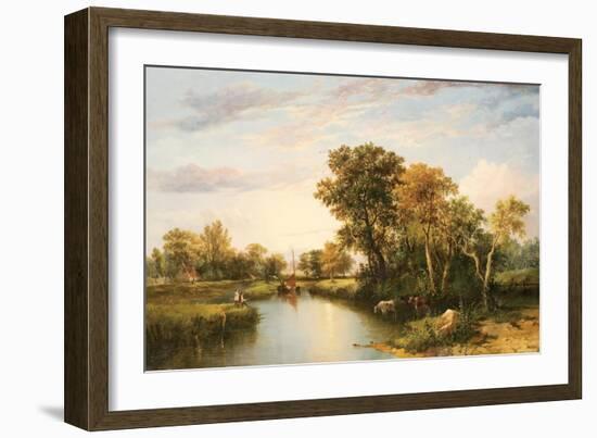 The Thames Valley, 1823-Thomas Miles Richardson-Framed Giclee Print