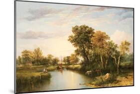 The Thames Valley, 1823-Thomas Miles Richardson-Mounted Giclee Print