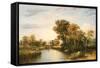 The Thames Valley, 1823-Thomas Miles Richardson-Framed Stretched Canvas