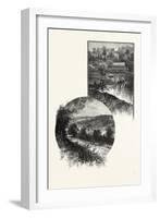 The Thames Valley, Below London (Left); Springbank (Right), Canada, Nineteenth Century-null-Framed Giclee Print