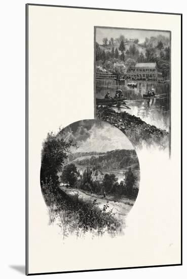 The Thames Valley, Below London (Left); Springbank (Right), Canada, Nineteenth Century-null-Mounted Giclee Print