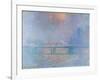 The Thames with Charing Cross Bridge, 1903 (oil on canvas)-Claude Monet-Framed Giclee Print