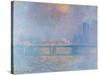 The Thames with Charing Cross Bridge, 1903 (oil on canvas)-Claude Monet-Stretched Canvas