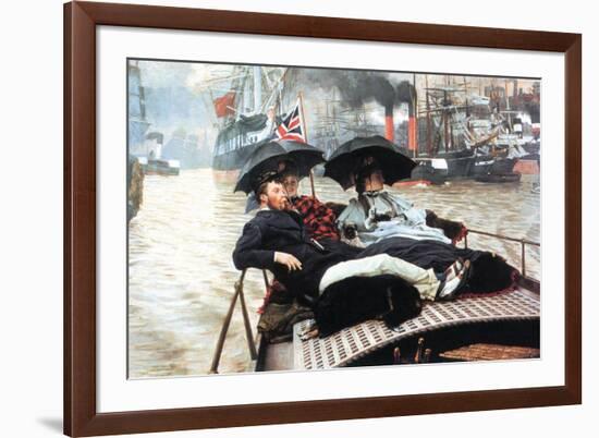 The Thames-James Tissot-Framed Art Print