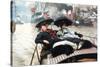 The Thames-James Tissot-Stretched Canvas