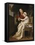 The Thank Offering-William-Adolphe Bouguereau-Framed Stretched Canvas