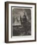 The Thanksgiving Day, Illumination of St Paul's Cathedral-Samuel Read-Framed Giclee Print