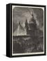 The Thanksgiving Day, Illumination of St Paul's Cathedral-Samuel Read-Framed Stretched Canvas