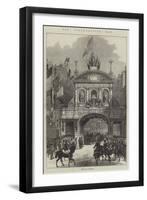 The Thanksgiving Day, Temple Bar Decorated-null-Framed Giclee Print