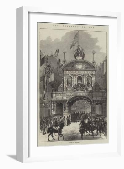 The Thanksgiving Day, Temple Bar Decorated-null-Framed Giclee Print