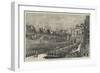 The Thanksgiving Day, the Great Stand on the Site of the Law Courts-null-Framed Giclee Print