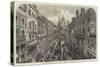 The Thanksgiving Day, the Procession Passing Up Ludgate-Hill-null-Stretched Canvas