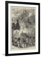 The Thanksgiving Day, What Was Seen from a Window-Felix Regamey-Framed Giclee Print