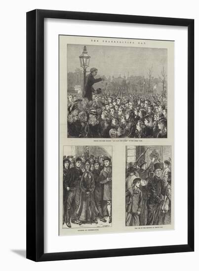 The Thanksgiving Day-Arthur Hopkins-Framed Giclee Print