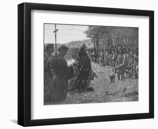 The Thanksgiving Service on the Field of Agincourt, France, 1415-EBL-Framed Premium Giclee Print