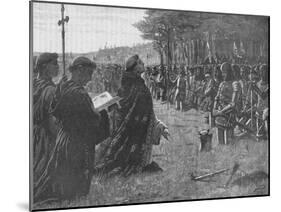 The Thanksgiving Service on the Field of Agincourt, France, 1415-EBL-Mounted Giclee Print