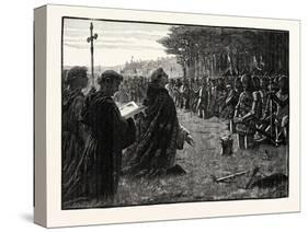 The Thanksgiving Service on the Field of Agincourt-null-Stretched Canvas